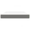 Pocket Spring Bed Mattress Dark Grey 137x190x20 cm Full Fabric