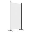 6-Panel Room Divider White 520x180 cm Fabric