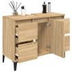 Sink Cabinet Sonoma Oak 80x33x60 cm Engineered Wood