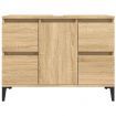 Sink Cabinet Sonoma Oak 80x33x60 cm Engineered Wood