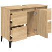 Sink Cabinet Sonoma Oak 80x33x60 cm Engineered Wood