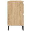 Sink Cabinet Sonoma Oak 80x33x60 cm Engineered Wood