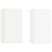 TV Cabinets 2 pcs White 30.5x30x60 cm Engineered Wood