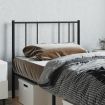 Metal Headboard Black 107 cm