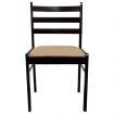 Dining Chairs 4 pcs Brown Solid Rubber Wood and Velvet