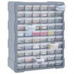 Multi-drawer Organiser with 60 Drawers 38x16x47.5 cm