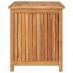 Garden Storage Box 90x50x58 cm Solid Teak Wood