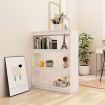 Book Cabinet/Room Divider White 100x30x103 cm Solid Pinewood