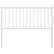 Metal Headboard White 107 cm