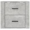 Wall-mounted Bedside Cabinet Concrete Grey 50x36x47 cm