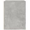 Wall-mounted Bedside Cabinet Concrete Grey 50x36x47 cm