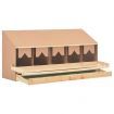 Chicken Laying Nest 5 Compartments 117x33x54 cm Solid Pine Wood