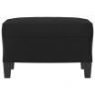 Footstool Black 60x50x41 cm Faux Leather