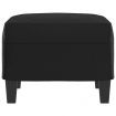 Footstool Black 60x50x41 cm Faux Leather