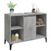 Sink Cabinet Concrete Grey 80x33x60 cm Engineered Wood