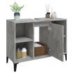 Sink Cabinet Concrete Grey 80x33x60 cm Engineered Wood