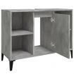 Sink Cabinet Concrete Grey 80x33x60 cm Engineered Wood