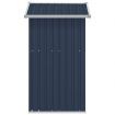 Garden Shed Anthracite 126x97.5x177 cm Galvanised Steel