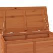 Outdoor Cushion Box Brown 100x50x56 cm Solid Wood Fir