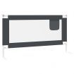 Toddler Safety Bed Rail Dark Grey 150x25 cm Fabric