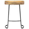 Gavin Bar Stools 2 pcs Solid Mango Wood