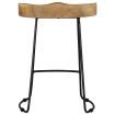 Gavin Bar Stools 2 pcs Solid Mango Wood