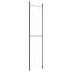 3-Panel Room Divider White 150x220 cm Fabric