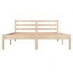 Bed Frame Solid Wood Pine 137x187 Double Size