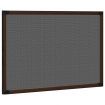 Extendable Insect Screen for Windows Brown (75-143)x50 cm