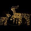 3 Piece Christmas Light Display Reindeers 229 LEDs