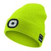 Men's Beanie with Bluetooth and LED, 2 in 1 Rechargeable Winter Beanie V5.0 Bluetooth Hat-Yellow