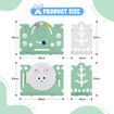 Baby Playpen 16 Panels Safe Fence Kids Enclosure Kidbot Activity Centre Safety Barrier Foldable Gate Play Yard Rabbit Design