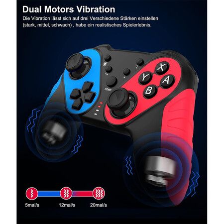 Switch Controller, Wireless Switch Pro Controller with Precise Motion Control for Switch/Lite/OLED Console