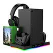 RGB Cooling Fan Charging Station with Dual Charger Dock and Cooler System Stand for Xbox Series X