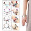 Bracelet Making Kit for Girls Unicorn DIY Jewelry Sets with Beads Charms Bracelets & Necklace String (66PCS & Gift Box)