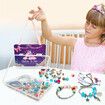 Bracelet Making Kit for Girls Unicorn DIY Jewelry Sets with Beads Charms Bracelets & Necklace String (66PCS & Gift Box)