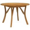 Garden Table Ø 110 cm Solid Wood Acacia