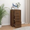 Sideboard Brown Oak 40x33x70 cm Engineered Wood