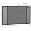 Extendable Insect Screen for Windows Anthracite (75-143)x50 cm