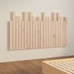 Wall Headboard 140x3x80 cm Solid Wood Pine