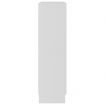 Vitrine Cabinet White 82.5x30.5x115 cm Engineered Wood