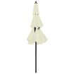 3-Tier Parasol with Aluminium Pole Sand 2.5 m