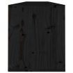 Wall Cabinets 2pcs Black 100x30x35 cm Solid Wood Pine