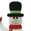 Inflatable Snowman Family with LEDs 360 cm