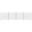 4-Panel Room Divider White 698x180 cm Fabric