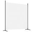 4-Panel Room Divider White 698x180 cm Fabric