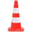 Reflective Traffic Cones 20 pcs Red and White 50 cm