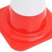 Reflective Traffic Cones 20 pcs Red and White 50 cm