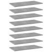 Bookshelf Boards 8 pcs Concrete Grey 60x30x1.5 cm Engineered Wood