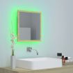 LED Bathroom Mirror Sonoma Oak 40x8.5x37 cm Acrylic